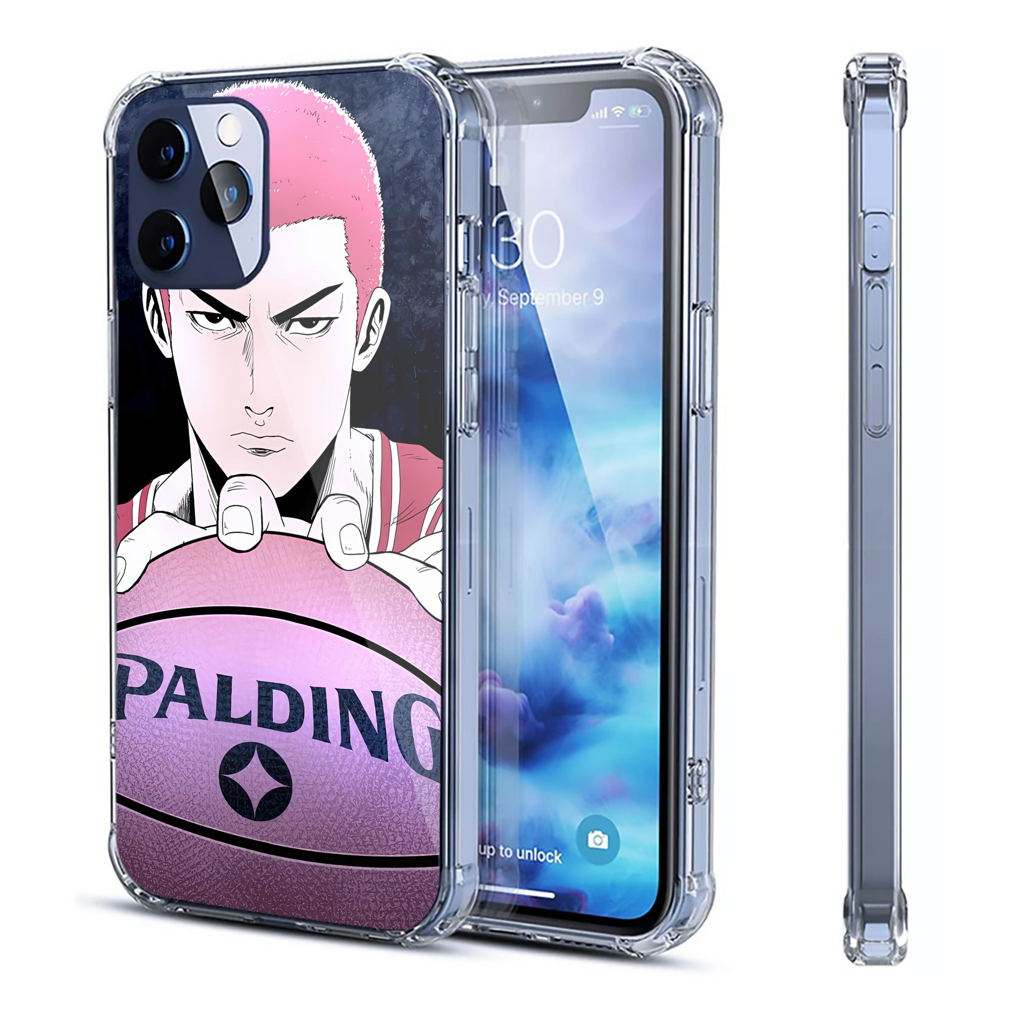 （画像用） SLAM DUNK／スラムダンク 【iPhone 12シリーズ対応】透明スマホケース（クリアソフトケース）